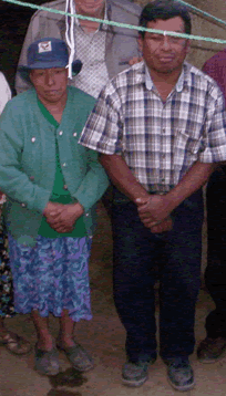 Florencia Hernandez and her husband