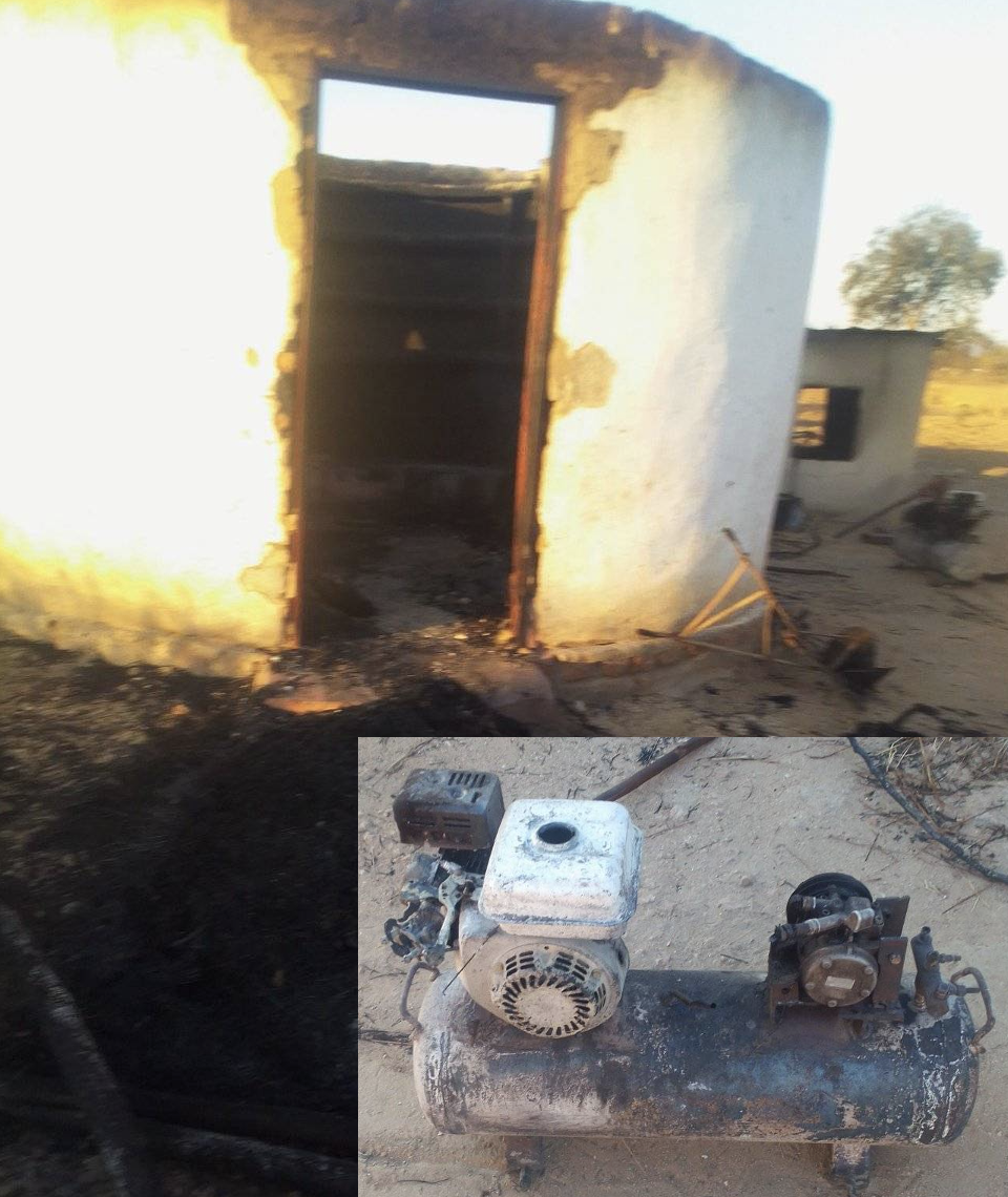 Fire destroyed Kudakwashe's house