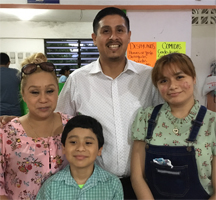 Francisco
                  Esteban and family